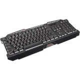 Trust 18913 GXT 280 LED Illuminated Gaming Tastatur DE schwarz (deutsches Layout, QWERTZ, beleuchtet, 8 Media-Tasten - Schwarz