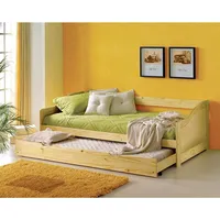 Möbilia Kinderbett Möbilia 90 x 200 cm Kiefer massiv lackiert natur beige