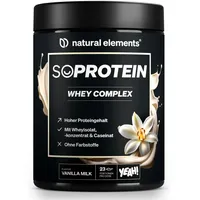 natural elements SoProtein Whey Complex Protein Pulver – Vanilla Milk 690g 24g Protein/Portion 690 g