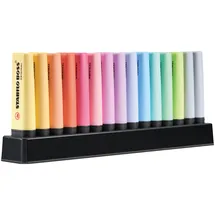 Stabilo Boss Original Pastel Tischset sortiert, 15er-Set, Etui (7015-02-5)