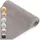 Blumtal Badematte Hellgrau, Textil, 40x60 cm Oeko-Tex® Standard 100, Badtextilien, Badematten