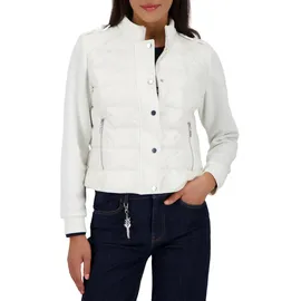 Monari Steppjacke mit Neopren-Details Weiß 42
