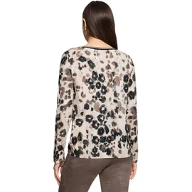 Betty Barclay "Damen mit Gummizug", Damen, Gr. 36, beige (beige, taupe), Jersey, Obermaterial: 95% Viskose, 5% Elasthan, figurumspielend normal, U-Boot-Ausschnitt, Shirts