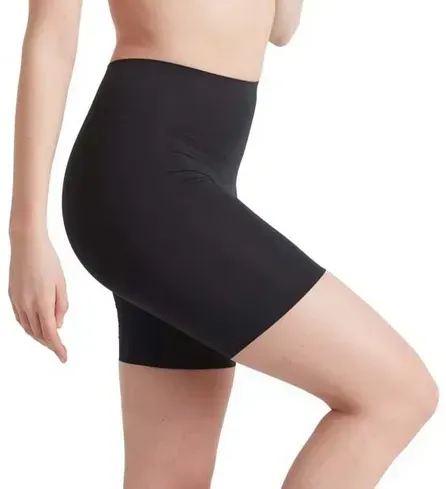 NO-MI Damen figurformende Short Microfaser nahtlos - Black - M