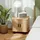 Homcom Nachtschrank 48 x 40 x 48 cm Eiche beige