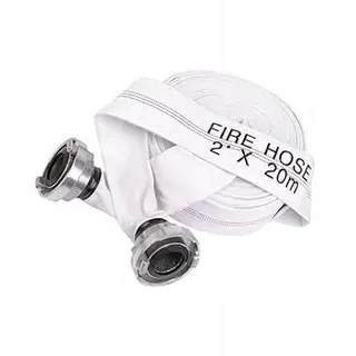 Bauschlauch 2" 20m Feuerwehrschlauch Industrieschlauch Schlauch C-Storz-Kupplung Aluminium 52 mm