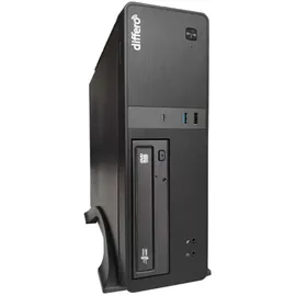 Differo Desktop-PC Intel Core i3-12100 4,3 GHz 16 GB RAM 500 GB SSD