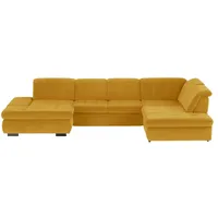 Lounge Collection Wohnlandschaft  Spencer , gelb , Maße (cm): B: 382 H: 102 T: 260.0