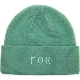 Fox Wordmark Beanie Grün/Blau