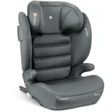 KIKKABOO i-Track i-Size, Kindersitz 15-36 kg ISOFIX – Gruppe 2-3 Autositz ab 3 Jahre bis 12 Jahre, SPS, 12-fach verstellbare Kopfstütze, 100-150 cm, Grau