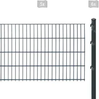 Arvotec Doppelstabmattenzaun »ESSENTIAL 83 zum Einbetonieren«, Zaunhöhe 83 cm, Zaunlänge 2 - 60 m 43945149-0 anthrazit H/L: 83 cm x 10 m