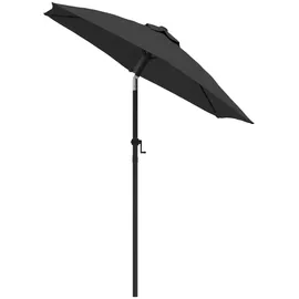 vidaXL Sonnenschirm Ø 200 cm Anthrazit