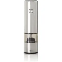 AdHoc i.Mill Mini Salzmühle 14 cm Silber befüllt