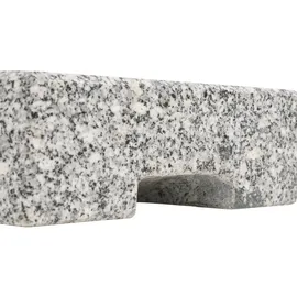 vidaXL Sonnenschirmständer Granit rechteckig 25kg Stein, Marmor,