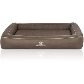 Knuffelwuff Hundebett Montego 105 x 80 cm braun/grau