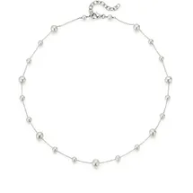 FIRETTI Perlenkette »Schmuck Geschenk Halsschmuck Halskette Perle« Made in Germany - mit Süßwasserzuchtperle