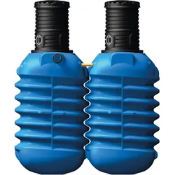 4rain Erdtank-Paket MODULARIS, 5000 Liter Garten-Comfort, Tauchpumpe, Wassersteckdose, kindersicher