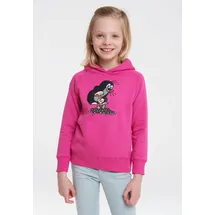 LOGOSHIRT Kapuzensweatshirt bedruckt Pink 92/98