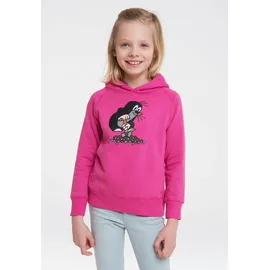 LOGOSHIRT Kapuzensweatshirt bedruckt Pink 92/98