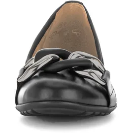 Gabor comfort Ballerina schwarz Glattleder 72.625.27 für Damen, schwarz, Größe 37 1⁄2 EU 4,5 UK