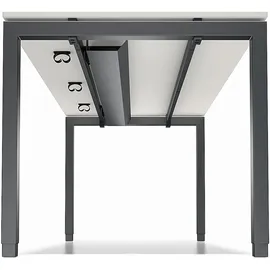 BISLEY Kabelkanal für Schreibtisch Cito 2000mm Farbe anthrazitgrau