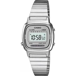 Casio LA-670WA Edelstahl 28 mm LA670WA-7D