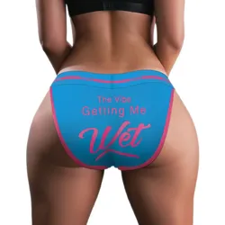 Wet - Printed Vibrating Sexy Panties, blau | rosa | schwarz