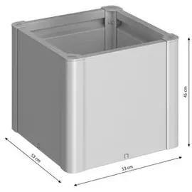 Biohort Belvedere Mini 50 53 x 53 x 45 cm silber metallic