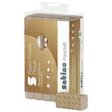 satino puresoft Premium Recycling-Papierhandtücher »PureSoft« Z-Falz 4000 Blatt mehrfarbig, 24 cm