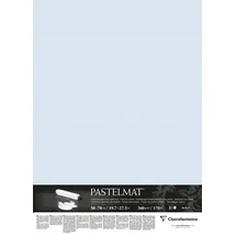 Clairefontaine Pastelmat 5 Bogen 50 x 70 cm 360 g Hellblau
