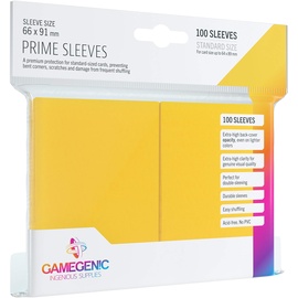 Gamegenic Gamegenic, PRIME Sleeves Yellow, Sleeve color code: Gray