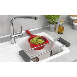 Wenko Cami Spülen-Caddy grau 43,5 x 8 x 14 cm