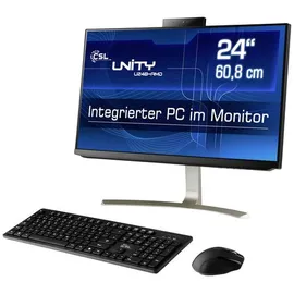CSL Computer All-in-One PC Unity U24B-AMD 60.5cm (23.8 Zoll) Full HD AMD Ryzen 5 Pro 5650GE 16GB RAM