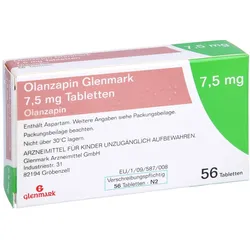 Olanzapin Glenmark 7,5 mg Tabletten 56 St