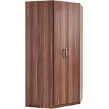 Priess Husum Eckschrank 58 x 196 x 57 cm braun