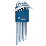 Bosch Professional Torx Winkelschlüsselsatz, 9-tlg. (1600A01TH4)