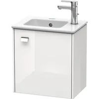 Duravit Brioso Waschtischunterschrank BR4000R1022 42x28,9x44,2cm, wandhängend, Tür rechts, chrom/weiß
