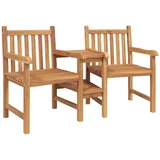 vidaXL Outdoor-stühle Braun 152 X 63 X 89 Cm Teak-massivholz Vidaxl