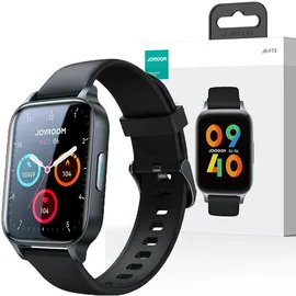 Joyroom Fit-Life Smartwatch Armbanduhr IP68 Gesundheitsüberwachung Herzfrequenz Dunkelgrau (JR-FT3)