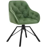 WOLTU Esszimmerstuhl drehbar für Esszimmer Küche Wohnzimmer mit Armlehnen