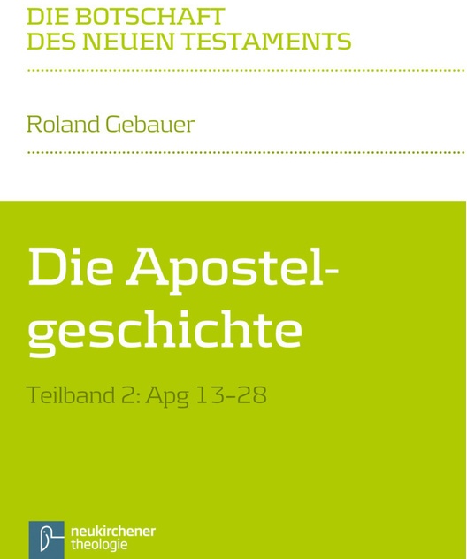 Die Apostelgeschichte.Tl.2 - Roland Gebauer, Kartoniert (TB)