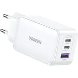 UGREEN Nexode 65 W, GaN Tech Fast Charger White - 2x Usb-c Gan-schnellladegerät / Weiß