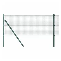 vidaXL Maschendrahtzaun 0,5 x 25 m Grün/Stahl