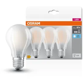 osram homelighting LED Glühlampe 4058075592452 7W E27 Neutralweiß 3 St.