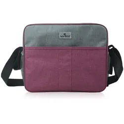 Lorelli Wickeltasche mit Wickelunterlage 3 Innenfächer Außenfächern Schultergurt pink