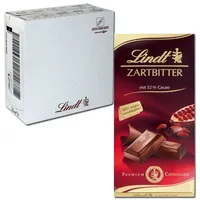 (28,76€/1kg) Lindt Zartbitter Schokolade 100g, 10 Tafeln