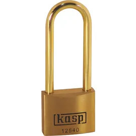 kasp K12540L63BD Vorhängeschloss 40mm verschieden schließend Goldgelb Schlüsselschloss