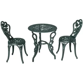 Outsunny Bistroset 3-tlg. Antik Grün