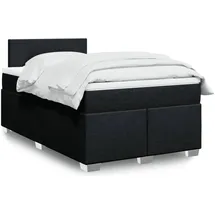 vidaXL Boxspringbett 160 x 200 cm Schwarz