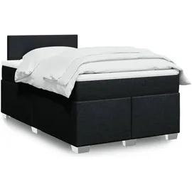 vidaXL Boxspringbett 160 x 200 cm Schwarz